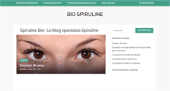 Desktop Screenshot of bio-spiruline.com