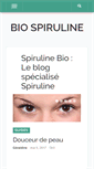 Mobile Screenshot of bio-spiruline.com